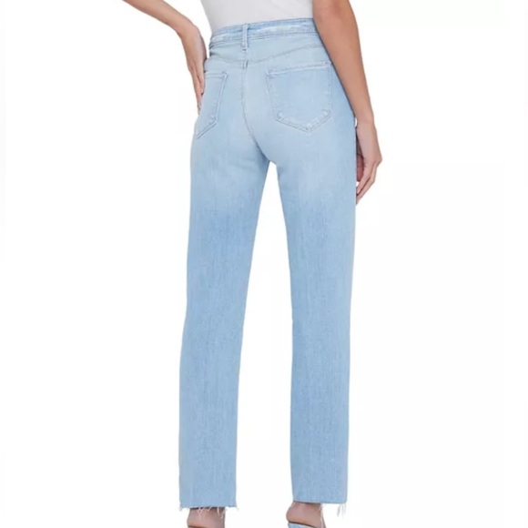 LAGENCE Womens Size 33 Milana Low Rise Olympia Stovepipe Cut Off Jeans NWT - Picture 13 of 13